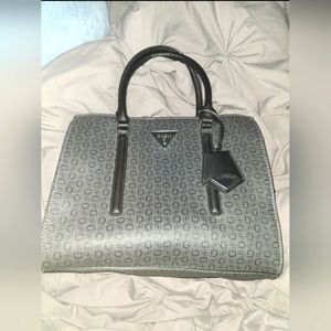 Black, leather, GUESS bag
